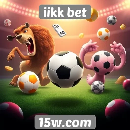 Diversidade de jogos disponíveis no iikk bet