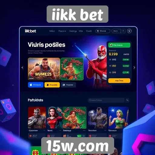 Análise da interface do site iikk bet