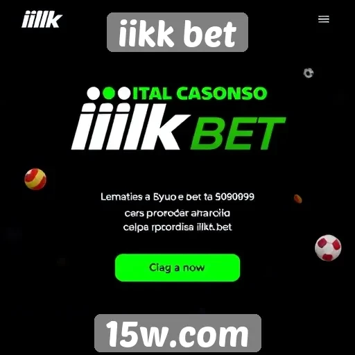 Promoções e bônus oferecidos pela iikk bet