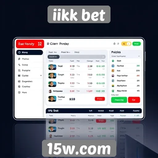 Análise da interface do usuário no site iikk bet